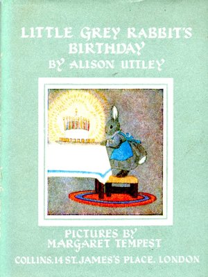 cover image of Little Grey Rabbit's Birthday